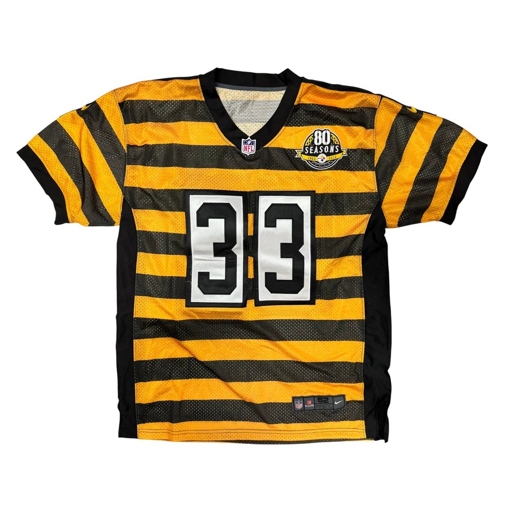 Nike Pittsburgh Steelers Isaac Redman 33 Bumblebee Throwback Jersey Mens 52